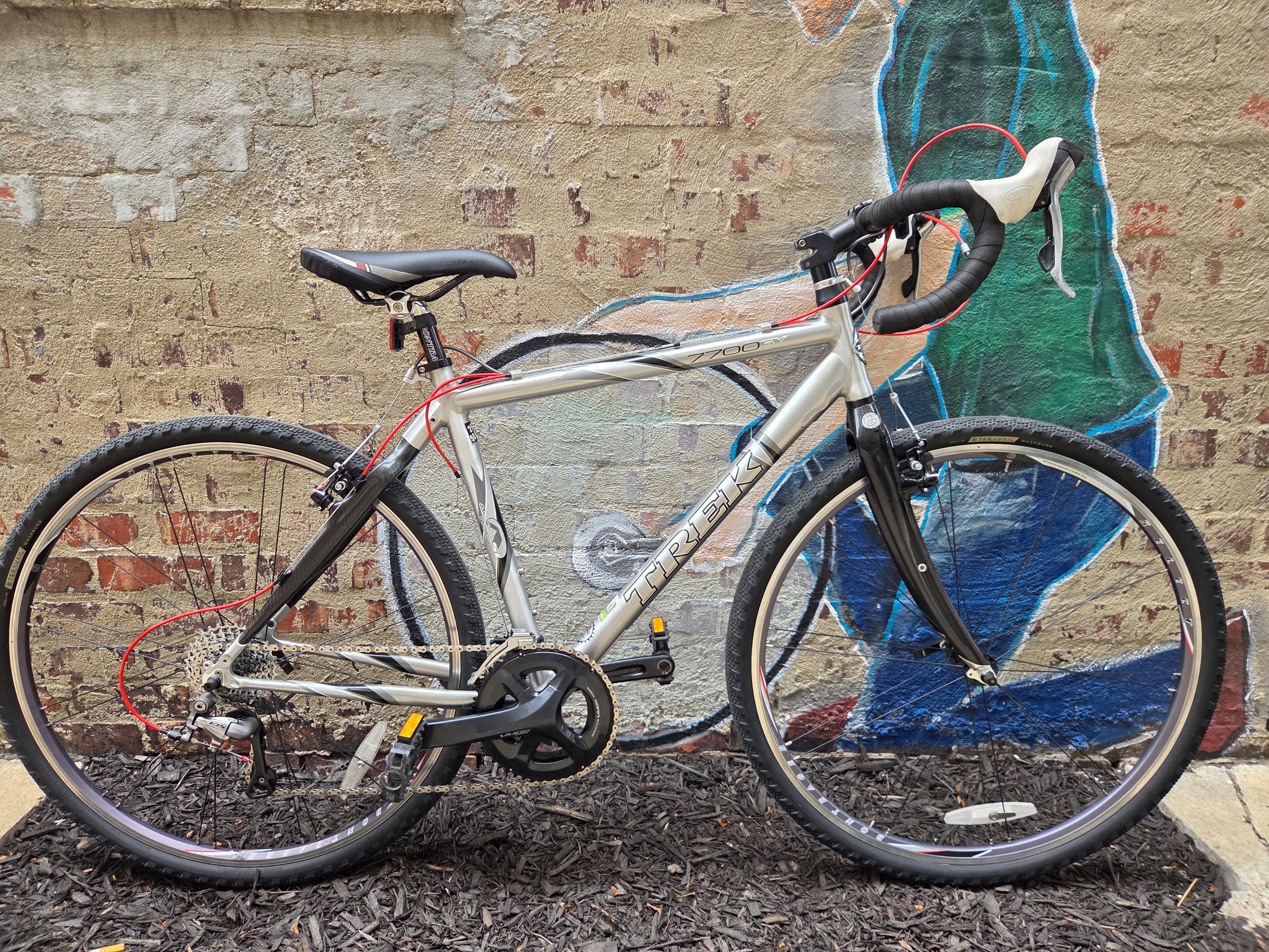 Trek 7700FX Gravel Conversion Silver 54cm